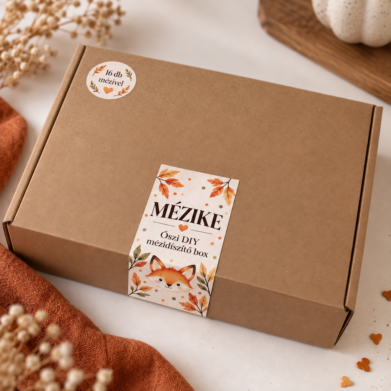 Őszi DIY Mézike Box – 16 db mézivel - Image 3